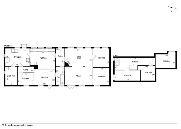 Idyllic 1857 In Langelands Nature * Rudkøbing